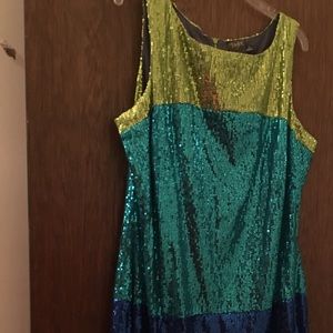 Sequin mini dress